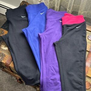 NIKE WORK OUT CAPRI PANTS DRI FIT XS
